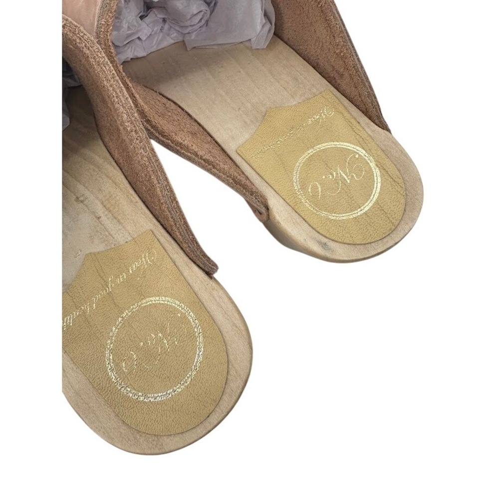 No.6 Store Old School Clogs Mid Heel in Blush Pink EU 43 Slip on Mule - Picture 6 of 11